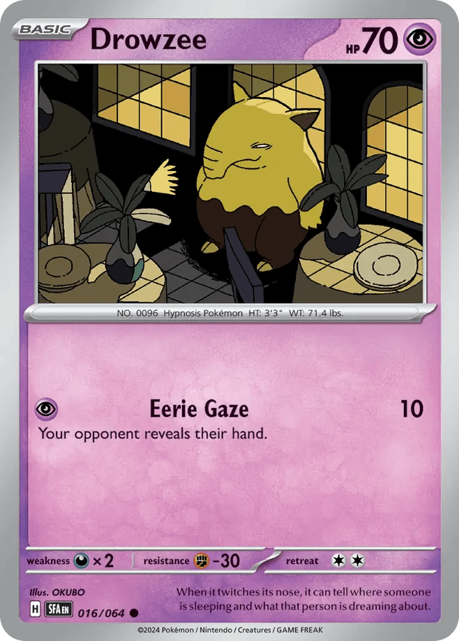 Drowzee · Reverse Holofoil