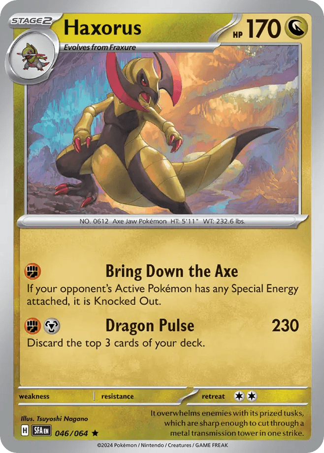 Haxorus · Reverse Holofoil